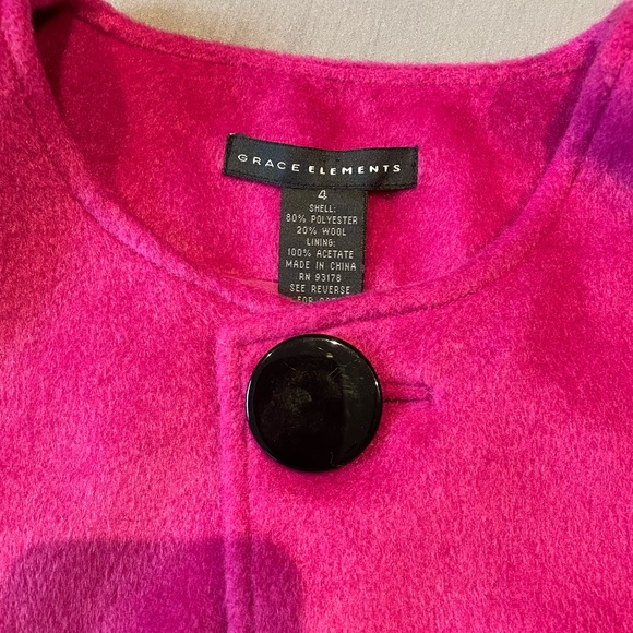 Vibrant one-button jacket - Picture 5 of 12